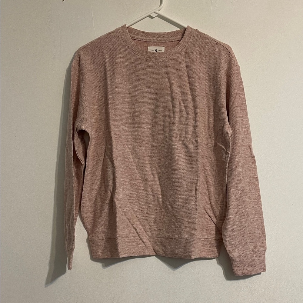 Nordstrom Light Pink Crewneck Sweater